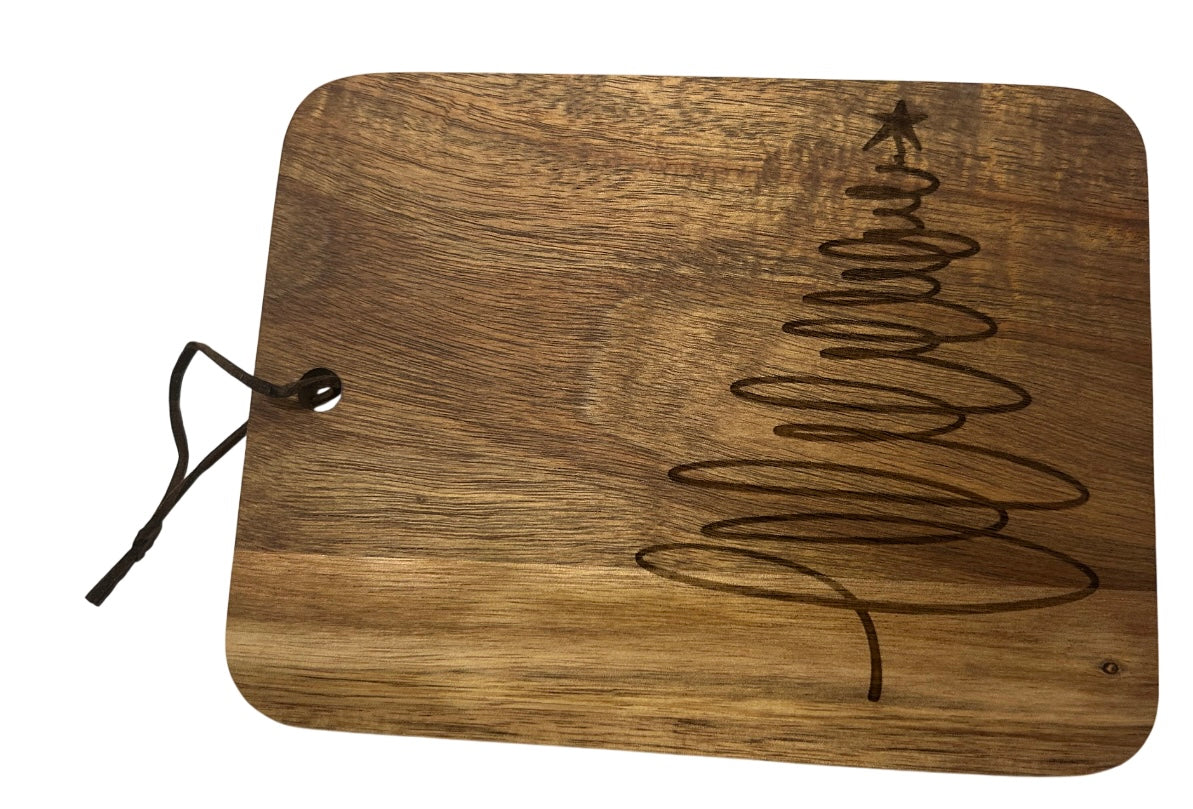 Schneidebrett aus Akazienholz – jedes Stück ein Unikat mit unseren Tier Silhouetten