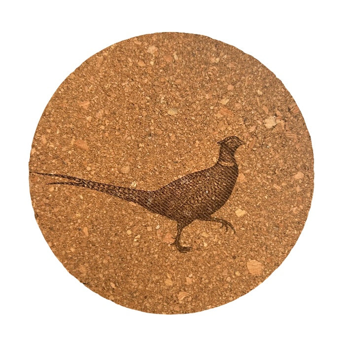 Runde Korkuntersetzer mit Gravur – Natur pur auf deinem Tisch