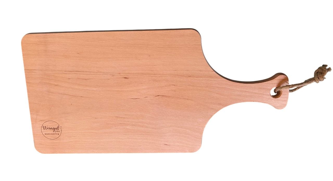 Natürlich schön: Graviertes Schneidebrett aus Erlenholz