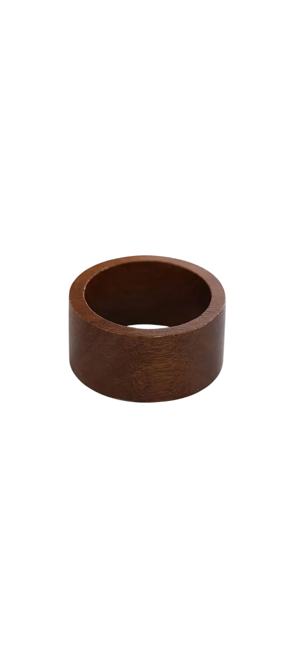 Rustikaler Serviettenring aus Holz – Handgefertigt im Vintage-Stil – Natürliche Tischdeko für Weihnachten, Hochzeit & Dinner