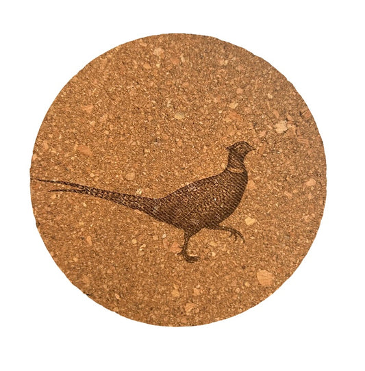 Runde Korkuntersetzer mit Gravur – Natur pur auf deinem Tisch